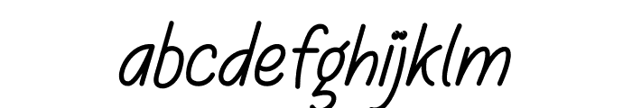 Tropical Smoothie Italic Font LOWERCASE