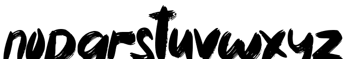 Tropical Sunday Font LOWERCASE
