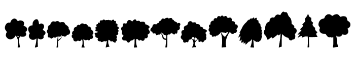 Tropical Tree Font UPPERCASE