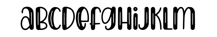 Tropicana Line Font LOWERCASE