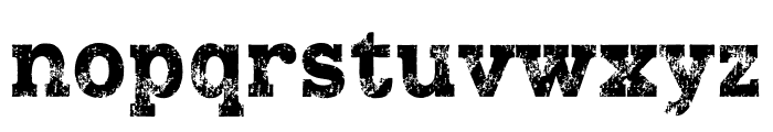 Trosher Grunge Font LOWERCASE