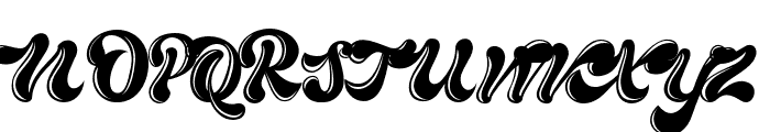 TrueRetrotypeShine-Regular Font UPPERCASE