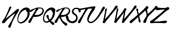 Truley-Regular Font UPPERCASE