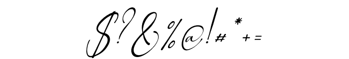 Trulqion Italic Font OTHER CHARS