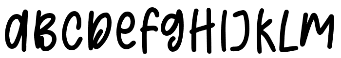 TrulyHappy-Regular Font UPPERCASE