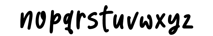 TrulyHappy-Regular Font LOWERCASE