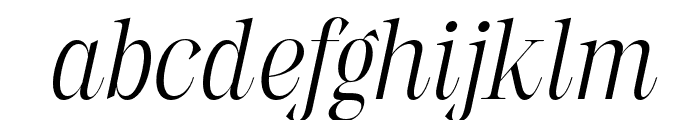 Trumate-Italic Font LOWERCASE