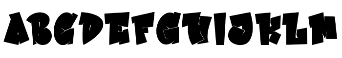 Truzzty Font UPPERCASE