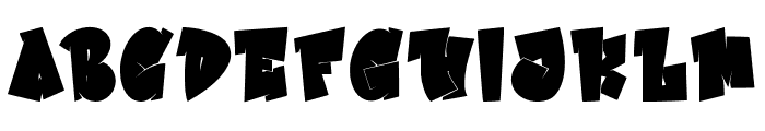 TruzztyRegular Font UPPERCASE