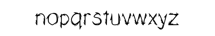 Trve Horn Regular Font LOWERCASE