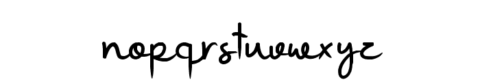 Tsukiyama Font LOWERCASE