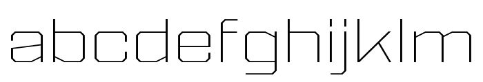 TuercaLight Font LOWERCASE