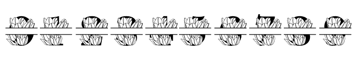 Tulip MNGRM Split Font OTHER CHARS