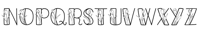 Tulip Reguler Font LOWERCASE