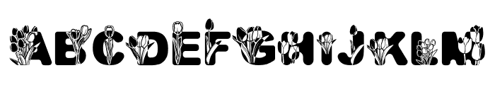 Tulip Font UPPERCASE