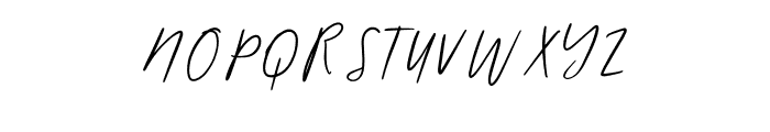 Tumbleweed Script Regular Font UPPERCASE