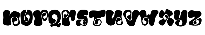 Tums Twirl Font LOWERCASE