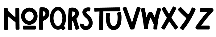 Turbo Sketch Bold Font LOWERCASE