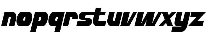 Turbo Sport Regular Font LOWERCASE