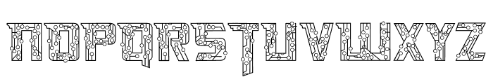 Turbo Type One Font LOWERCASE