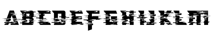 Turbo Type Three Font LOWERCASE