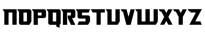 Turbo Type Font UPPERCASE