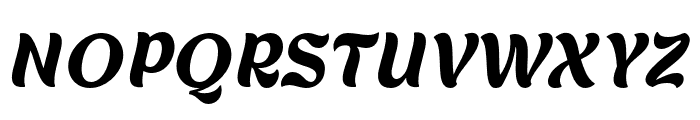 Turesco-Slanted Font LOWERCASE