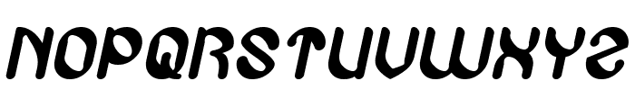 Turtle Style Bold Italic Font UPPERCASE