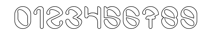 Turtle Style-Hollow Font OTHER CHARS