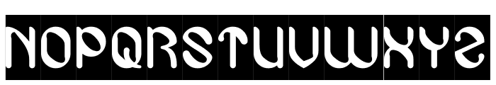 Turtle Style-Inverse Font UPPERCASE