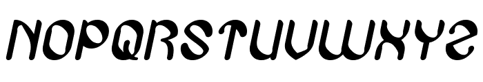 Turtle Style Italic Font UPPERCASE