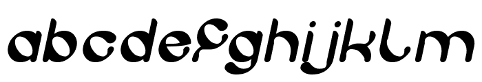 Turtle Style Italic Font LOWERCASE