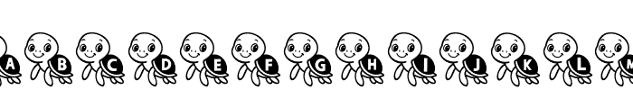 Turtle sea Font UPPERCASE