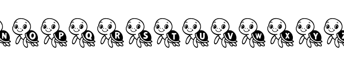 Turtle sea Font LOWERCASE