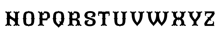 Tuscan Modular Regular Font UPPERCASE