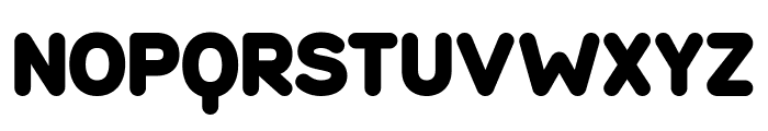 Tusmony Round Font UPPERCASE