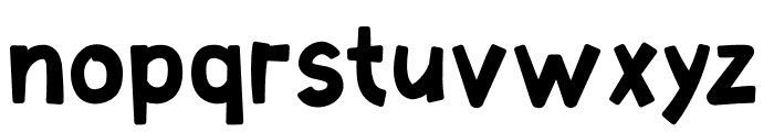 Tweakybo Bold Font LOWERCASE