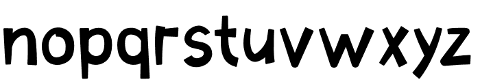 Tweakybo Font LOWERCASE