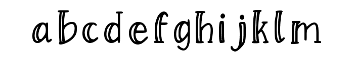 Twiggs Regular Font LOWERCASE