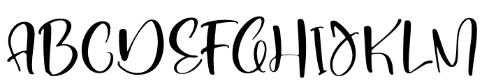 Twilight Heaven Font UPPERCASE