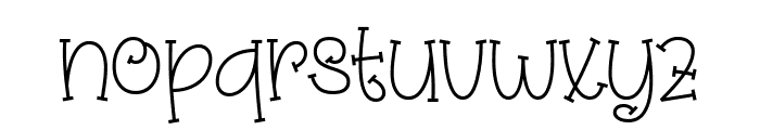 Twilight Stories Font LOWERCASE