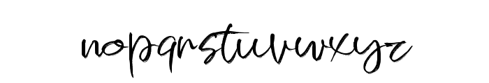 Twilight Stroke Font LOWERCASE