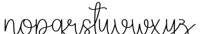 Twingking Font LOWERCASE