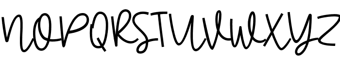 Twinkle Bear Script Font UPPERCASE