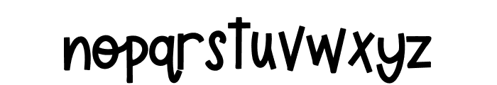 Twinkly Regular Font LOWERCASE