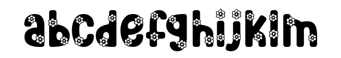 Twins Flower Font LOWERCASE