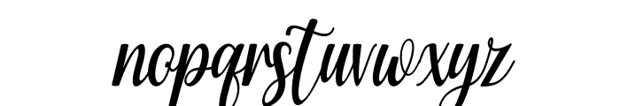 Twist Story Italic Font LOWERCASE