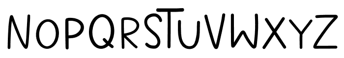 Twist and cute Regular Font UPPERCASE
