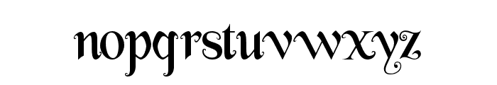 Twisted Fable Regular Font LOWERCASE