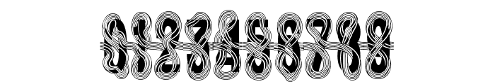 Twisted Ribbon Regular Font OTHER CHARS